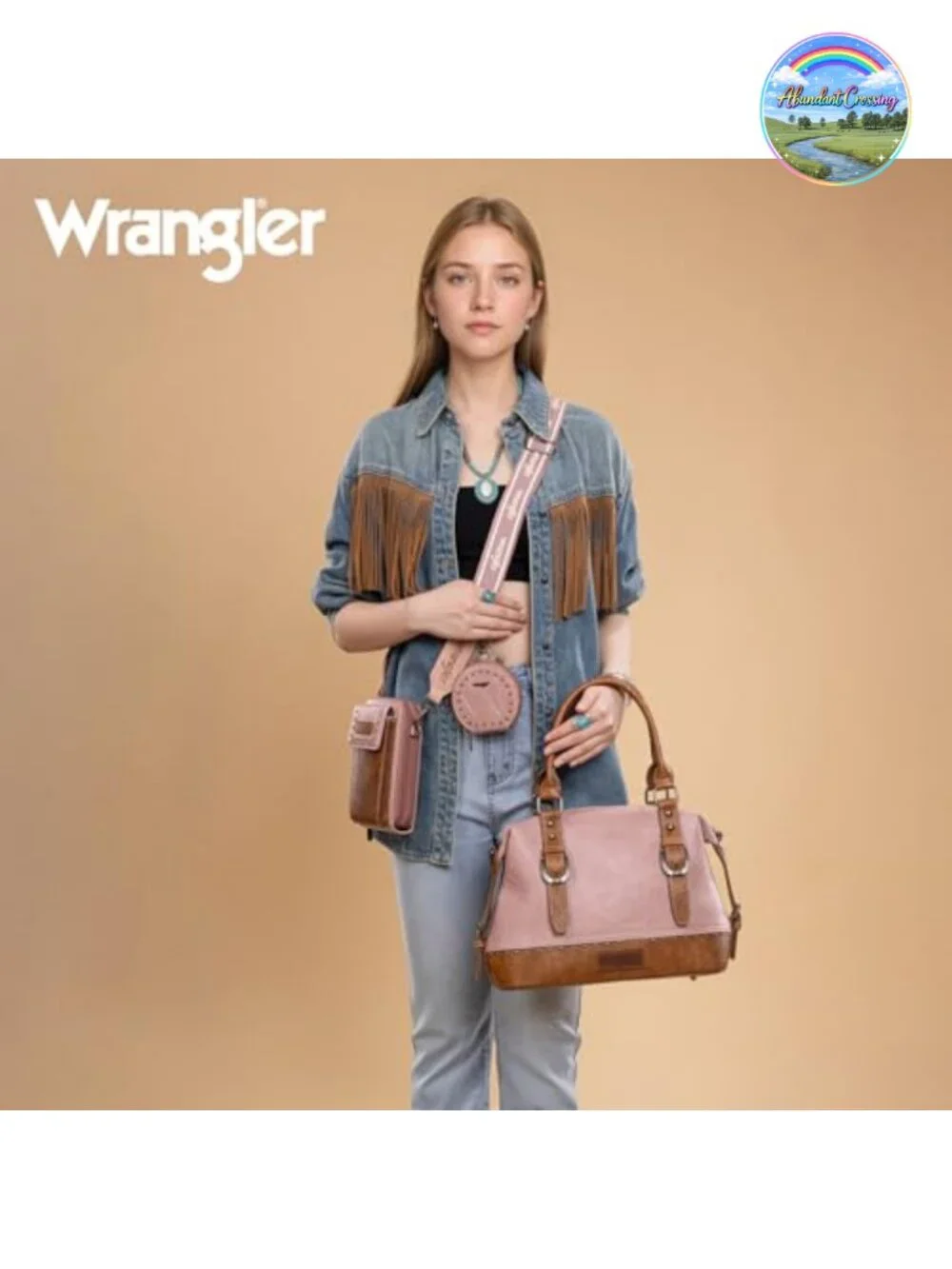 3-Piece Doctor Bag Set Faux Leather Satchel with Cell Phone Bag